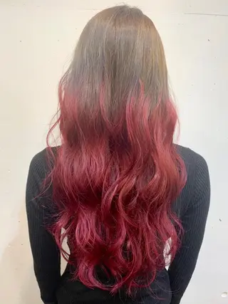 ロング カラー go today shaire salon 本店所属・yoshi ☆のヘアスタイル