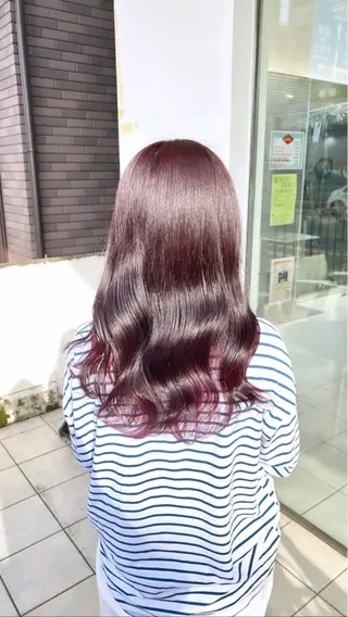 ミディアム 【髪質改善カラー】 あむ·. ⟡ 🖤のヘアスタイル