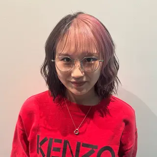 カラー 韓国ヘア AINA🐱のヘアスタイル