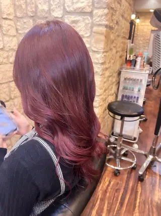 セミロング カラー 🪼宮当 亜海🪼のヘアスタイル