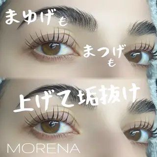 マツエク・マツパ 小顔eyelash MORENAのマツエク・マツパデザイン