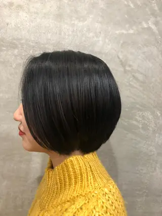 ショート 透明感カラー❄️要 半個室×マンツーマンのヘアスタイル