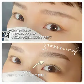 ヘアアレンジ メンズ キッズ ネイル マツエク・マツパ アイブロウ SecretBelle所属・ジラフブロウ YUのマツエク・マツパデザイン