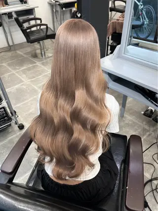 ロング 名古屋栄/PELE/ ブリーチ/asahiのヘアスタイル