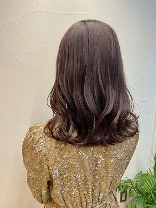 ミディアム カラー ハイトーン×似合わせ 🌱中川慎之介のヘアスタイル