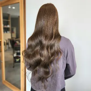 ロング カラー O.hair designers所属・シールエクステ🎀 ホシノ🕒ユウカのヘアスタイル