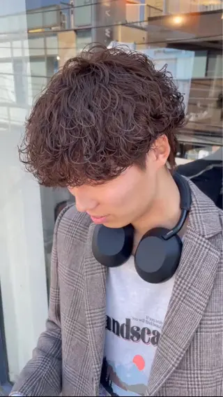 パーマ メンズ fifth 武正 琉生のヘアスタイル