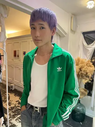 カラー メンズ アオキ リノのヘアスタイル