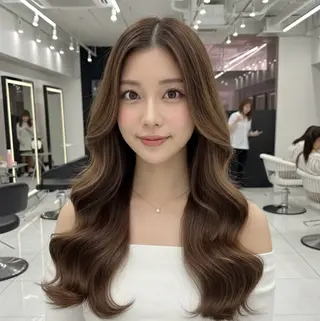 ロング 新宿/韓国レイヤー/ 髪質改善/佐藤航のヘアスタイル