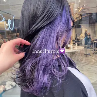 セミロング カラー sawaka🪽うる 艶カラー/レイヤーのヘアスタイル