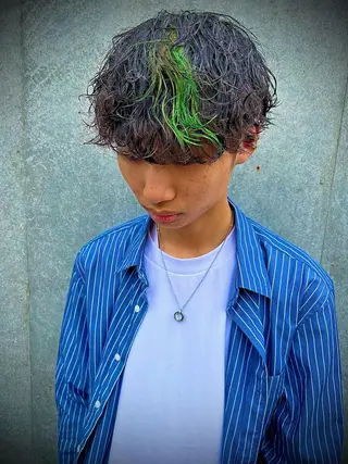 パーマ メンズ men's salon SOL所属・TAIYO帯広/ メンズパーマ/波巻きのヘアスタイル