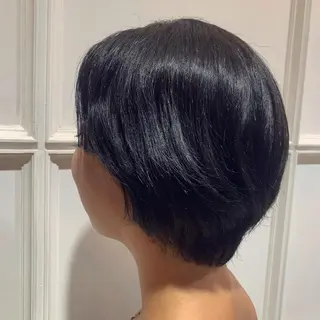 ショート カラー 髪質改善カラー&TR 縮毛矯正/弱酸性矯正のヘアスタイル