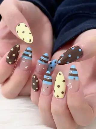 ネイル 🐕‍🦺Yappy 💗A-tanのネイルデザイン