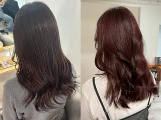 カラー piLLon 心斎橋のヘアスタイル