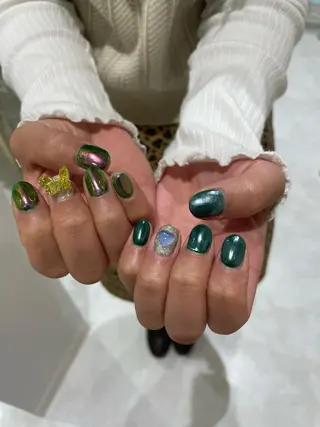 ネイル 束感まつ毛/ネイル/ LED♥KIRARAのマツエク・マツパデザイン