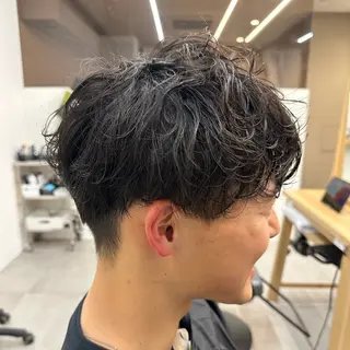 パーマ メンズ はらゆか🦄レディー スカット🧸のヘアスタイル