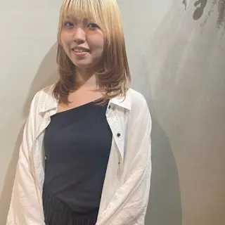 セミロング mizuki/ レイヤー/四条烏丸のヘアスタイル