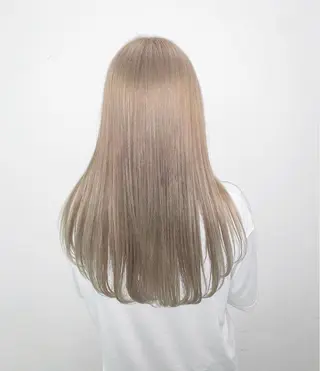 ロング カラー ブリーチソムリエ認定 梅田茶屋町Eir辻のヘアスタイル