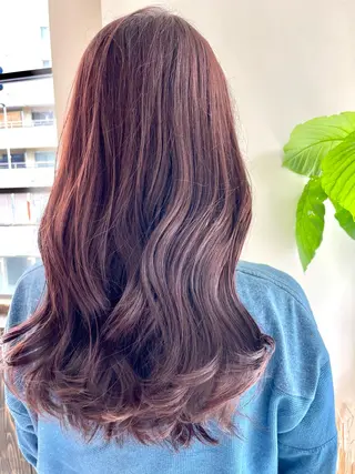 ロング カラー AR.MARA所属・ナツミ🤍蔵前 大人かわいいヘア🤍のヘアスタイル