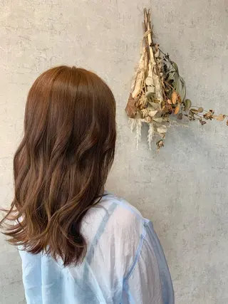 カラー 大島 千怜のヘアスタイル