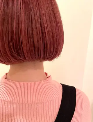 ショート カラー 青山 莉奈のヘアスタイル