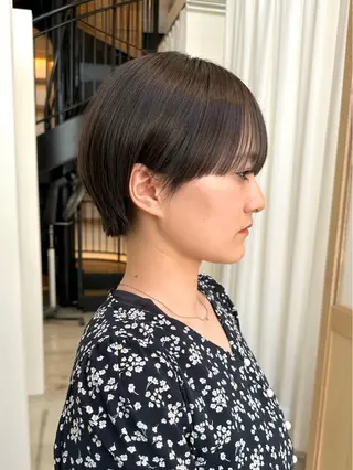 ショート sea by luvismけやき通り2号店所属・ボブ/ショート/ 縮毛矯正/岸本恭明のヘアスタイル