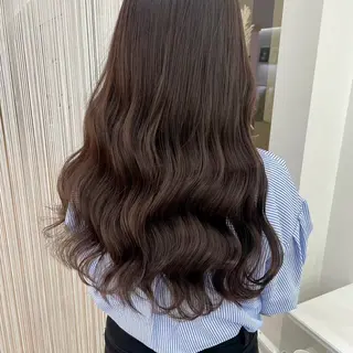 ロング カラー ParveMix 🩶🫧入江 香名のヘアスタイル