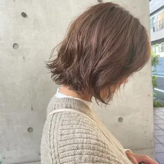 ミディアム aya kaのヘアスタイル