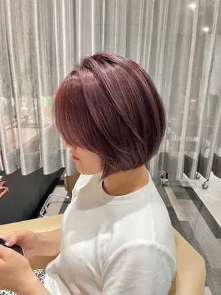 ミディアム カラー Labimani   ラビマーニ所属・西林麗雄12月 空きあります！のヘアスタイル