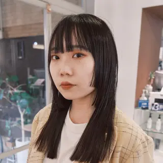 ミディアム カラー 東山 涼嘉のヘアスタイル