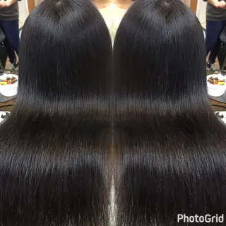 ロング カラー パーマ ヘアアレンジ メンズ キッズ ネイル マツエク・マツパ PALETTE(パレット)所属・SHIORI💜口コ ミNo.1艶カラーのヘアスタイル