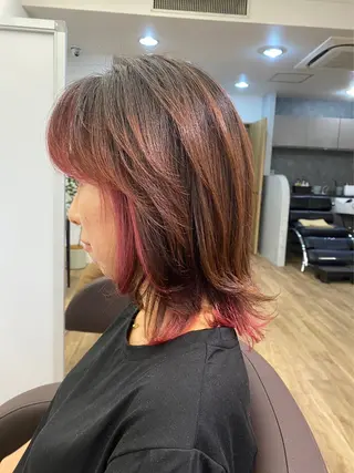 ミディアム カラー Hair's Rain所属・Hair's Rainのヘアスタイル