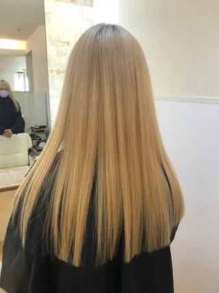 ロング 山岡 徹也のヘアスタイル