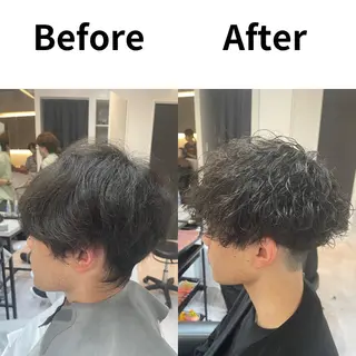 ショート 髪質改善× ハイライト溝江のヘアスタイル