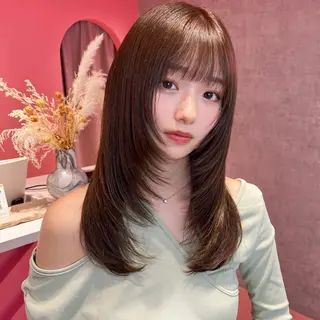 セミロング 原宿/似合わせ/髪質 改善/レイヤー/優希のヘアスタイル
