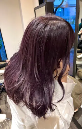 ロング カラー 透明感カラー×ヘア アレンジ🪽しおりのヘアスタイル