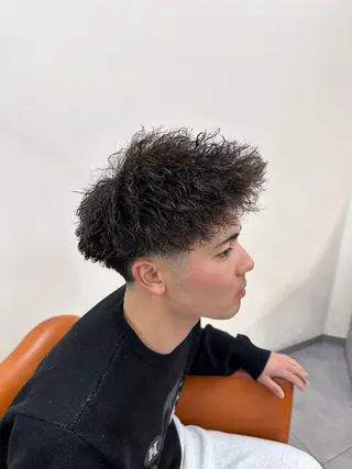 パーマ メンズ 梅田/全パーマ特化/ ケアパーマ特化/秋本のヘアスタイル