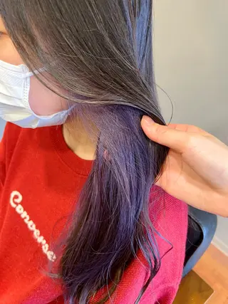 ロング カラー 筒井 璃音のヘアスタイル