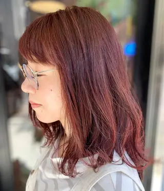 セミロング 柴田 陽平のヘアスタイル