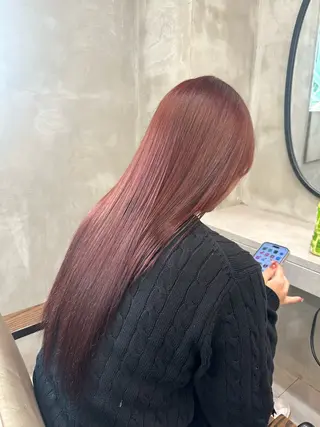 ロング MOMO💞🦩 カラーモデル💞🦩のヘアスタイル