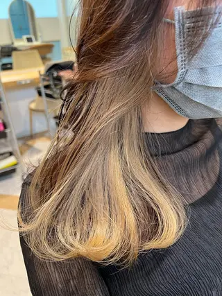ロング カラー Lond luce心斎橋所属・🍀小川大輔🍀 ボブ/ブリーチ🥇のヘアスタイル