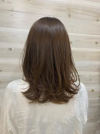 ミディアム 韓国ヘア/艶カラー minamiのヘアスタイル