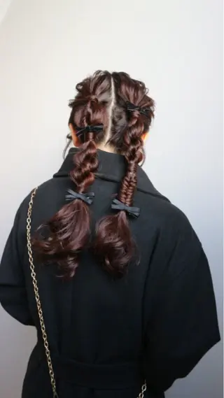 ロング ヘアアレンジ DOULAQ所属・AKO .のヘアスタイル