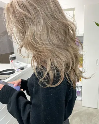 セミロング 韓国風/髪質改善 赤み消し✨junkiのヘアスタイル