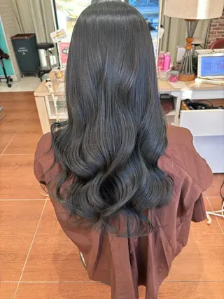 ロング カラー 後田 玲奈のヘアスタイル