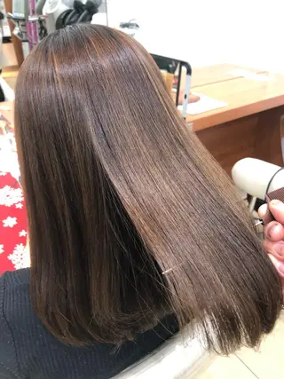 ロング コテ巻き風パーマ/ 髪質改善/河島恭平のヘアスタイル