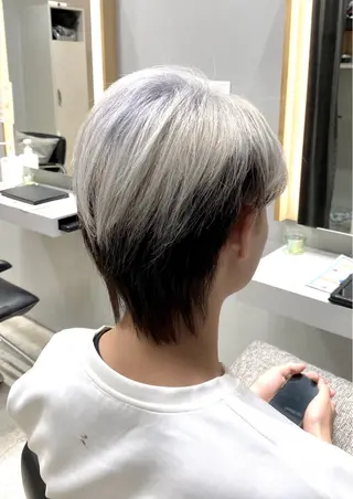 メンズ ショート ボブ/ 松田優心のヘアスタイル