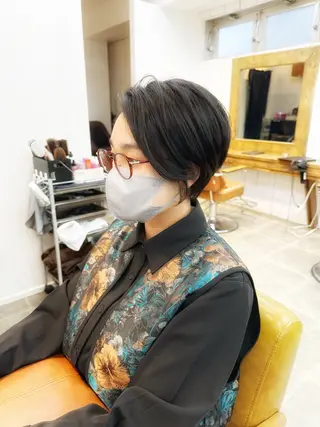 ショート newline銀座所属・👑銀座ショート/ 絶壁補正/金子涼👑のヘアスタイル