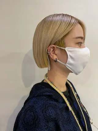 ショート silo所属・silo MOKA 顔周りカット🦦のヘアスタイル