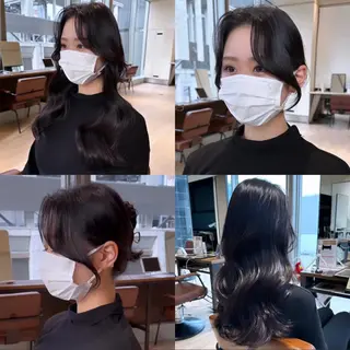 ロング カラー レイヤー/顔周り /透明感🩶高橋大のヘアスタイル